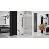 Τοίχο ντους Rea Aero Intimo Matt Black 90