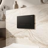 Toilet Flush Button WC Rea HD K011A-Q and Slim 024N Black