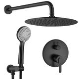 Podomítková sprchová sada Rea Ontario Black + BOX