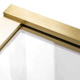 Badewanneaufsatz Rea Elegant Gold Brush 80