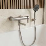 Bath mixer Rea Arcos Brushed Nickel