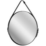 Lustro okrągłe czarne  60 cm TPJ-60B