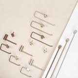 Bathroom hanger 9710 Prism Brush Nickle