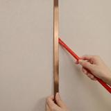 Self-adhesive decorative trim Rea P14454A 2cm Brush Copper