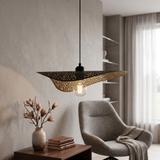 LAMPA SUFITOWA WISZĄCA APP1467-1CP czarna/złota
