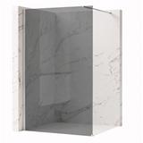 Tuš zaslon Rea Flexi Grey / Chrome 80