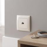 Gniazdo RJ45 OSTE JNH010-S Beżowe