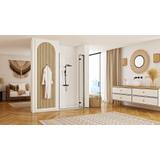 Tuš vrata Rea Hugo 100 Black