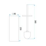 Szczotka WC B106 BRUSH COPPER