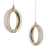 LAMPA SUFITOWA WISZĄCA LED G176-3CP ZŁOTA