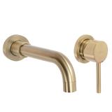 Podomítková umyvadlová baterie REA LUNGO Gold Brush + BOX