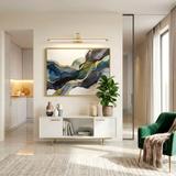 Koupelnové nástěnné LED svítidlo SWE021-1W 80cm Gold