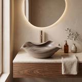 Ceramic Countertop Basin REA HM-66TB Handmade ART