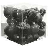 BOMBKI CHOINKOWE SREBRNE 36SZT 311433C