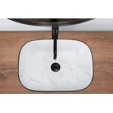 Umyvadlo na desku REA BELINDA Black Calala mat