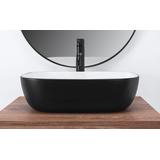 Umyvadlo na desku REA BELINDA Black Calala mat