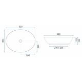 Vasque à poser Margot Gold/Black