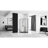 shower enclosure Rea DIAMOND BLACK MAT 90x90