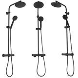 REA BLISS DUŠAS KOMPLEKTS REA BLISS MELNS TERMOSTATS