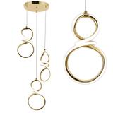 LED-Hängeleuchte G073-3CPR Gold