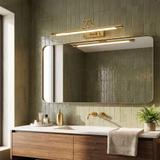 Koupelnové nástěnné LED svítidlo SWE020-1W 60cm Gold