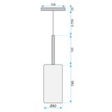 Deckenleuchte APP1700-1CP AMBER C