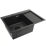 Lavello in acciaio Fin Black