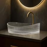 Aufsatzwaschbecken Rea Harper Transparent