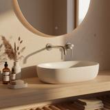 Wall Mounted faucet Rea Foster Brush Nickel