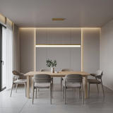 Deckenleuchte LED APP1694-CP 120 cm Brush Gold