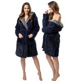 Bathrobe Jordan Navy-Grey L