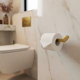 Uchwyt na papier toaletowy 109 Til Złoty Szczotkowany