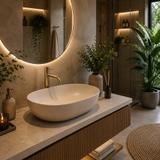 Aufsatzwaschbecken Rea CLEO 61 BEIGE MATT