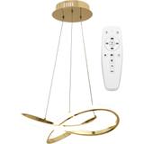 Deckenlampe Rind modern LED+Fernbedienung APP395-CP black