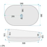 Umywalka nablatowa Rea Zoe Travo