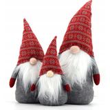 Skrzat świąteczny 50cm RED/GREY YX-019