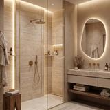 Self-adhesive decorative trim Rea P14454 2cm Brush Gold