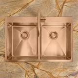 Νεροχύτης από μαύρο ατσάλι Joel BRUSH COPPER