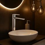 Bathroom faucet REA Storm Chrom High