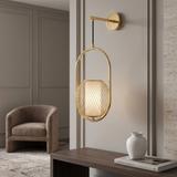 Lampa Ścienna Kinkiet APP1945-1W Złota