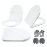 Сидіння-кришка для унітазу UF FLAT WHITE CARLO