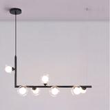 Deckenlampe Metall Glas Black APP755-6CP