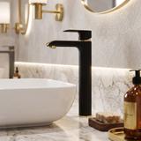 Bathroom faucet REA Bloom Black Gold high