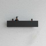 Bathroom shelf SF04 60cm black matt