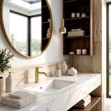 Bathroom faucet Rea Ontario Brush Gold
