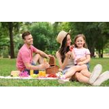 Koc Piknikowy Kratka Szary