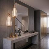 Lampa sufitowa wisząca LHJ120-CP jasne różowe złoto