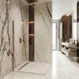 Shower screen Rea Heaven Brush Gold 110