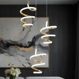 LED-Hängeleuchte G075-3CPR Gold