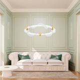 Lampe LED G010-CP WHITE/GOLD